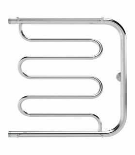 Полотенцесушитель водяной Indigo Фокстрот Liana FLW60-50P с полкой 60x50 см хром